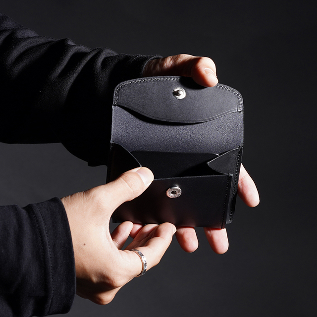 MOTO / モト「C3 COIN＆CARD CASE / BLACK」コイン＆カードケース