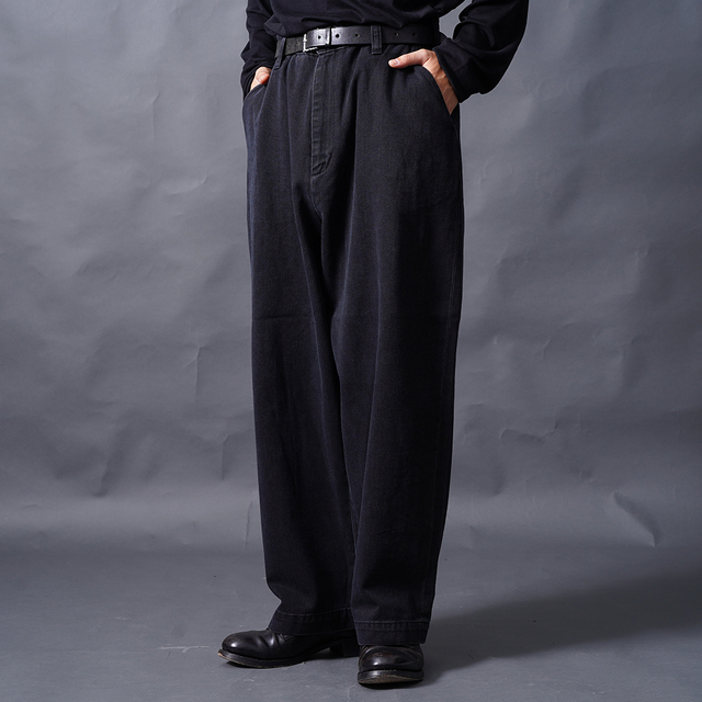 PORTER CLASSIC / ポータークラシック「CLASSIC DENIM  GENE KELLY PANTS / BLACK」クラシックデニムジーンケリーパンツ