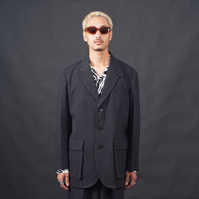 GANGSTERVILLE/ギャングスタービル「BOWERY BHOYS - JACKET / BLACK」ノーフォークジャケット