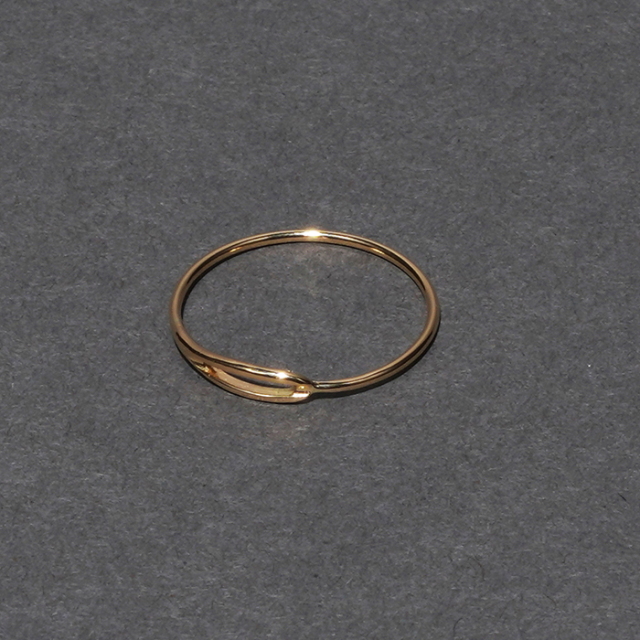 PORTER CLASSIC / ポータークラシック「NEEDLE RING / K18 GOLD」K18ニードルリング