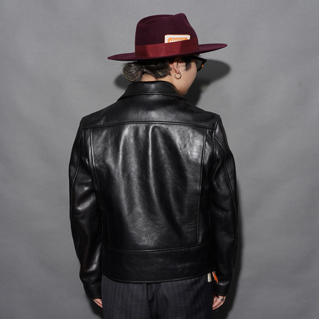 MOTOR / モーター「ITALIAN HORSE FRONT DOUBLE SPORTS JACKET / BLACK