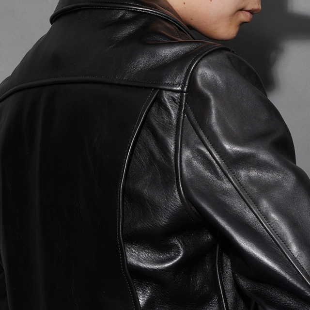 MOTOR / モーター「ITALIAN HORSE FRONT DOUBLE SPORTS JACKET / BLACK