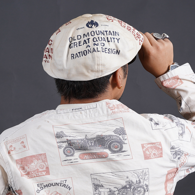 GLAD HAND COMPANY キャスケット OLD MOUNTAIN x GLADHAND「ADVERTISING CASQUETTE」キャスケット