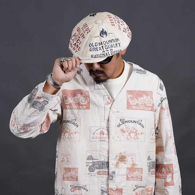 OLD MOUNTAIN x GLADHAND「ADVERTISING CASQUETTE」キャスケット