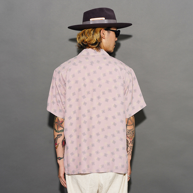 TR26SS-410 /「Town Craft Rayon S/S Shirt / SALMON」オープンカラーS