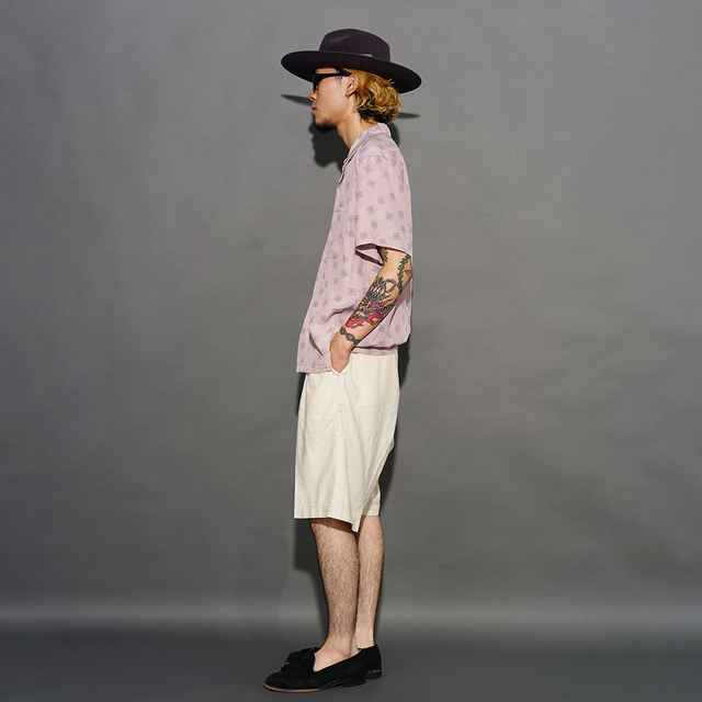 TR26SS-603 /「Havana 2 Pleats Shorts / IVORY」ショートパンツ