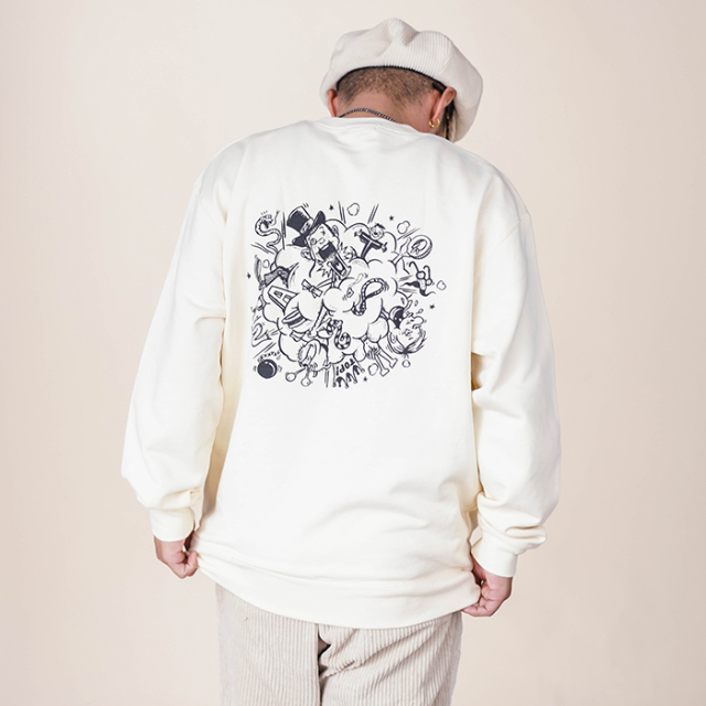 NASTOYS/ナストイズ 「 Play Crew Sweat 」 クルースウェット