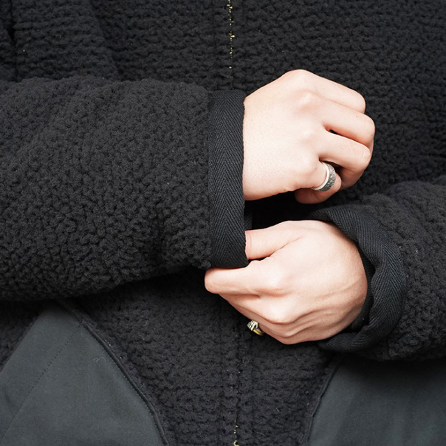 NJ-2401 /「BOA COAT / BLACK」ボアコート