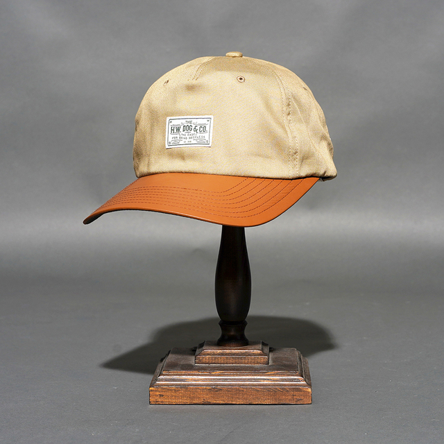 THE H.W.DOG&CO/ザエイチダブリュードッグアンドコー「BIG BRIM M CAP / BEIGE」ベースボールキャップ