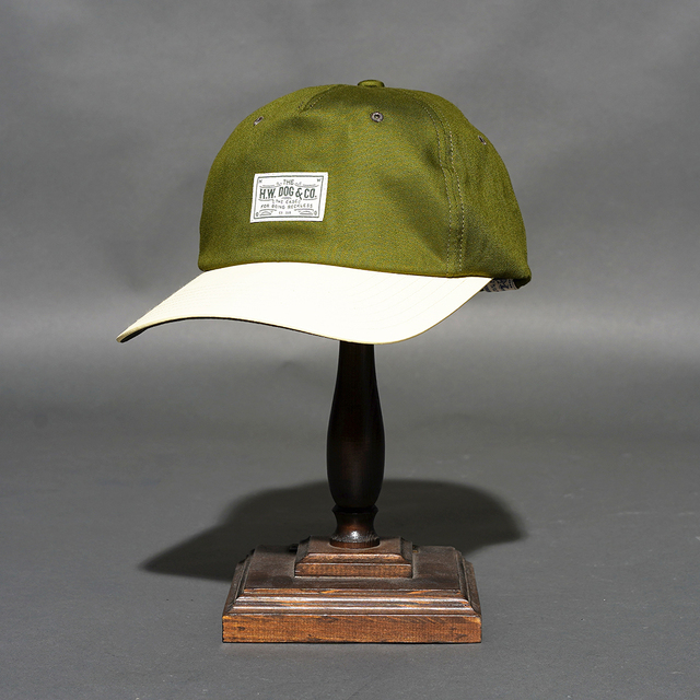 THE H.W.DOG&CO/ザエイチダブリュードッグアンドコー「BIG BRIM M CAP / OLIVE」ベースボールキャップ