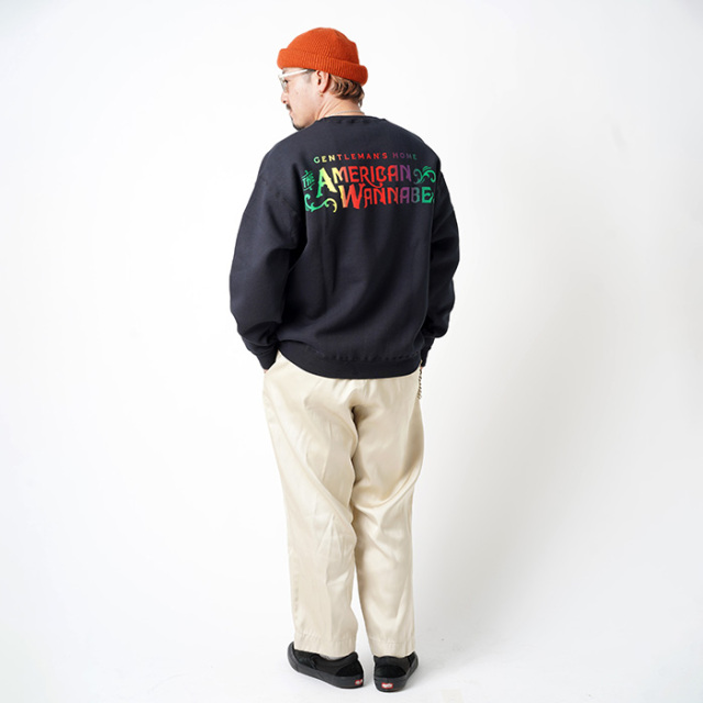AMERICAN WANNABE スウェット NASTOYS×UTOPIA “NASTOPIA” CREW SWEAT “NASTOPIA” SWEAT PANTS