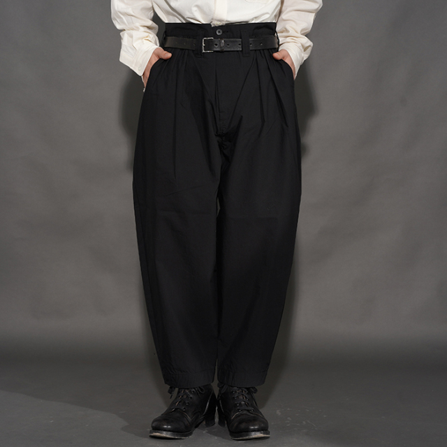 PORTER CLASSIC POPLIN BING PANT ブラック　日本製 POPLIN BING PANTS