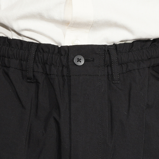 完売品 ポータークラシック ポプリンブラック セットアップ サイズ3 M 新品 PORTER CLASSIC / ポータークラシック「POPLIN EAZY SHORTS / BLACK