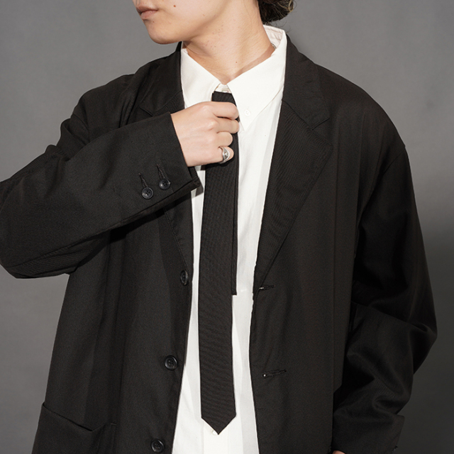 PORTER CLASSIC / ポータークラシック「TROPICAL TIE / BROWN」トロピカルウール生地ネクタイ