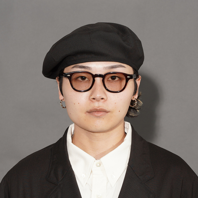 極美品✨ポータークラシック porter classic ベレー帽 刺繍カスタム Porter Classic - SASHIKO STRECH BERET (BLACK) - 刺し子 ストレッチ
