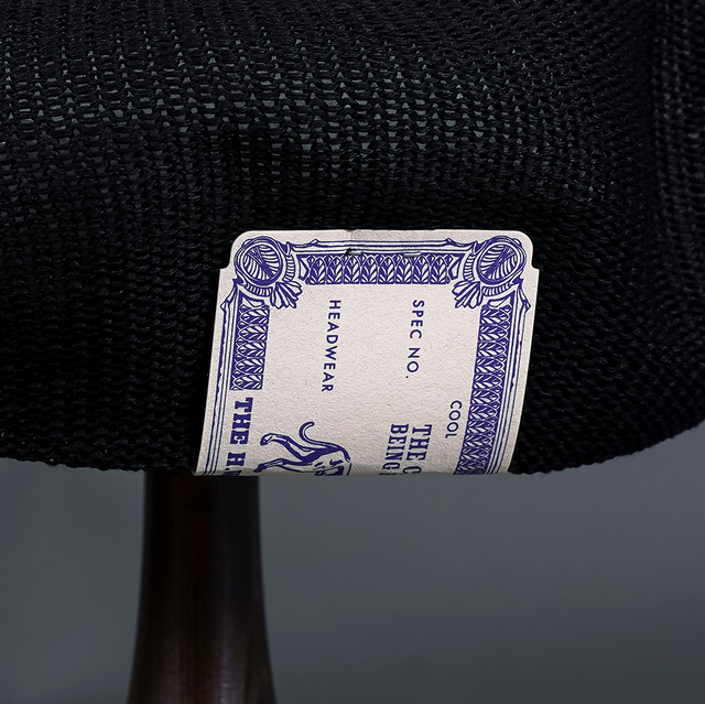 D-01151 /「LOW CROWN KNIT BERET / BLACK」ベレー帽
