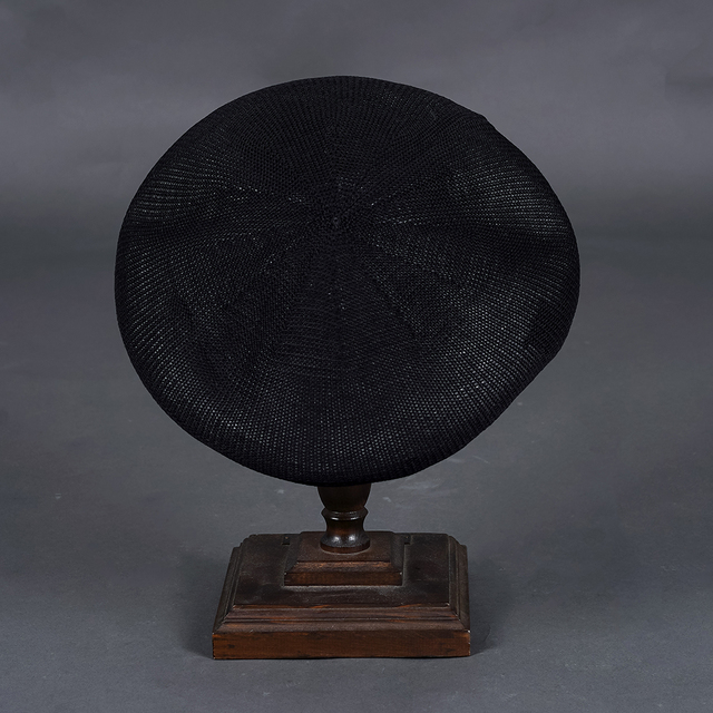 D-01151 /「LOW CROWN KNIT BERET / BLACK」ベレー帽