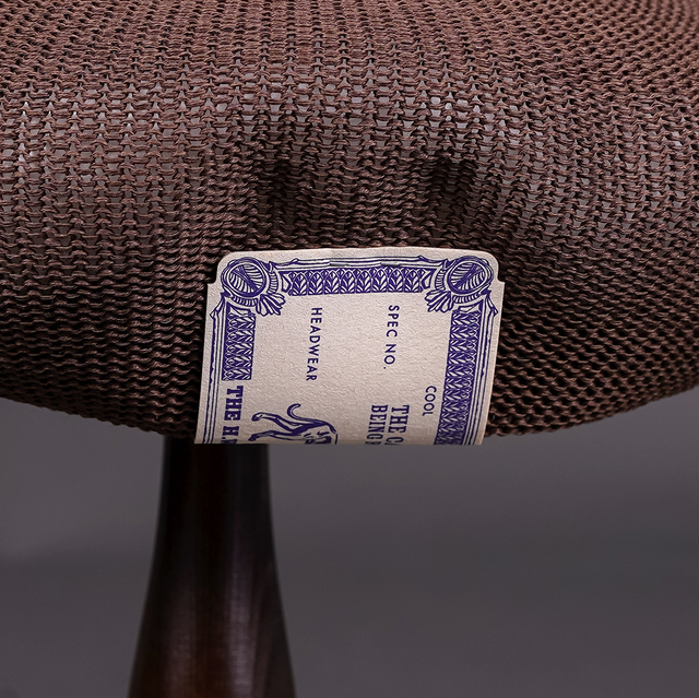 D-01151 /「LOW CROWN KNIT BERET / BROWN」ベレー帽