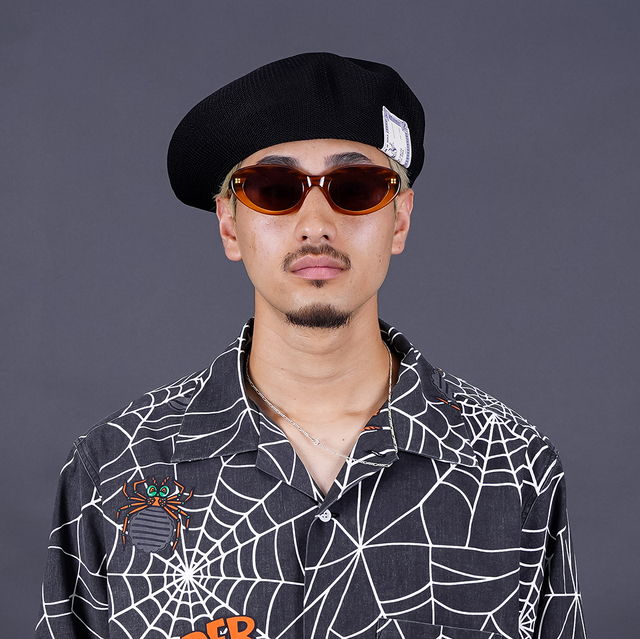 D-01151 /「LOW CROWN KNIT BERET / BLACK」ベレー帽