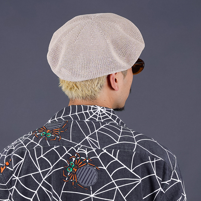 D-01151 /「LOW CROWN KNIT BERET / NATURAL」ベレー帽