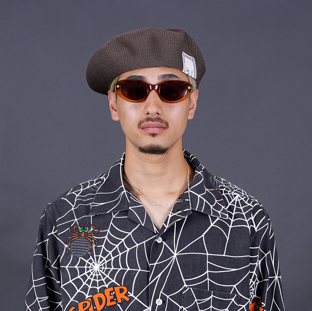 D-01151 /「LOW CROWN KNIT BERET / BROWN」ベレー帽