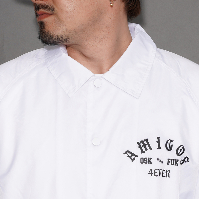 isxnot coach JK コーチジャケット　ホワイト TSY ORIGINAL COACH JACKET // WHITE | tattoostud