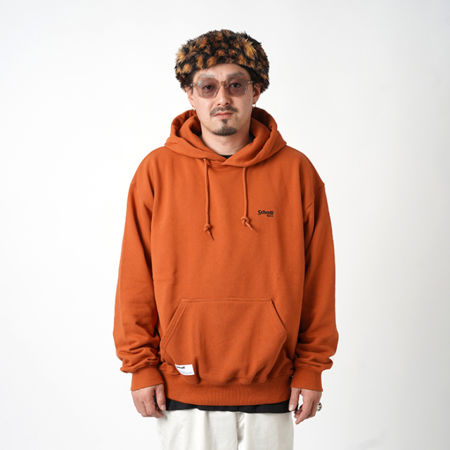 Schott × AMERICAN WANNABE「×AW HOODED SWEAT/ BLACK  