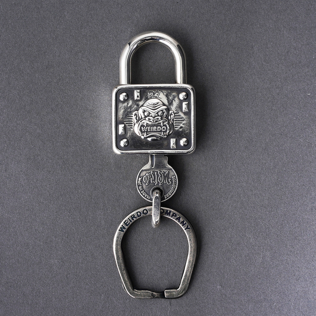 WEIRDO JEWELRY / ウィアードジュエリー「PADLOCK - KEY CHAIN / SILVER」パドロックキーチェーン