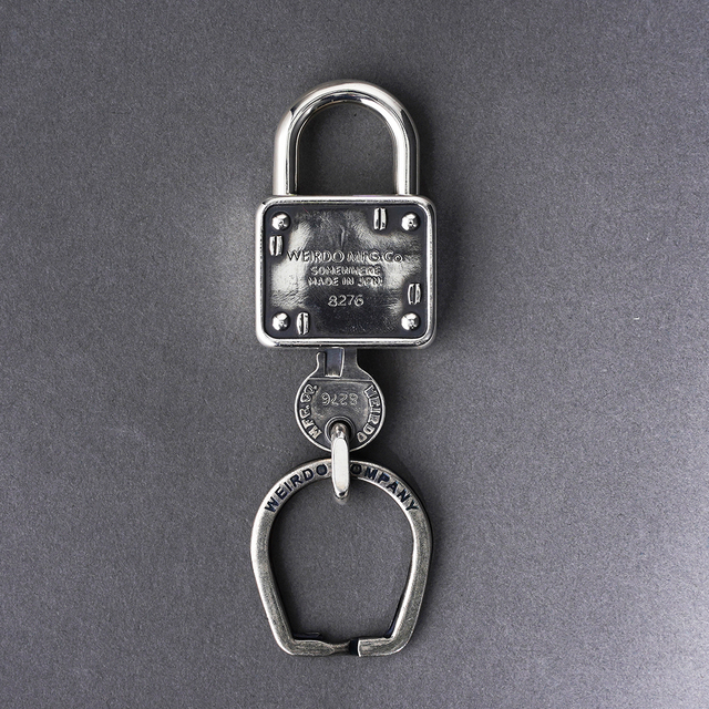 WG-004 /「PADLOCK - KEY CHAIN / SILVER」パドロックキーチェーン