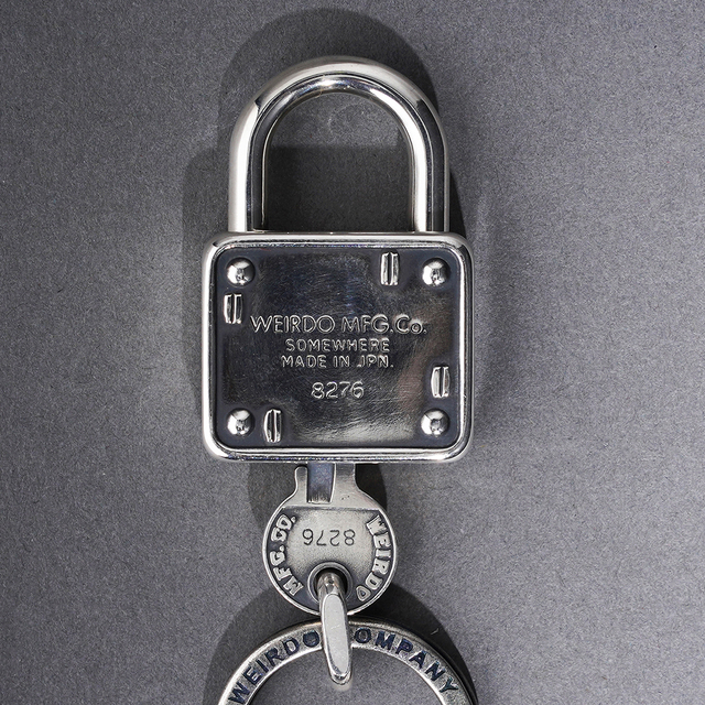 希少　ウィアード　パドロック　キーチェーン　silver925 WG-004 /「PADLOCK - KEY CHAIN / SILVER」パドロックキーチェーン