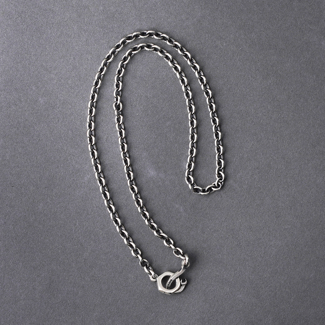WEIRDO JEWELRY / ウィアードジュエリー「NUT - CHAIN 50cm / SILVER」ナットチェーン