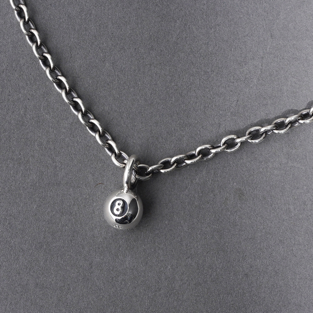 WP-014 /「8BALL- TOP / SILVER」ペンダントトップ