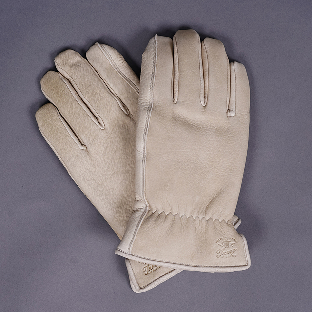 Lamp gloves/ランプグローブス「Winter glove / GREIGE」ウィンターレザ－グローブ