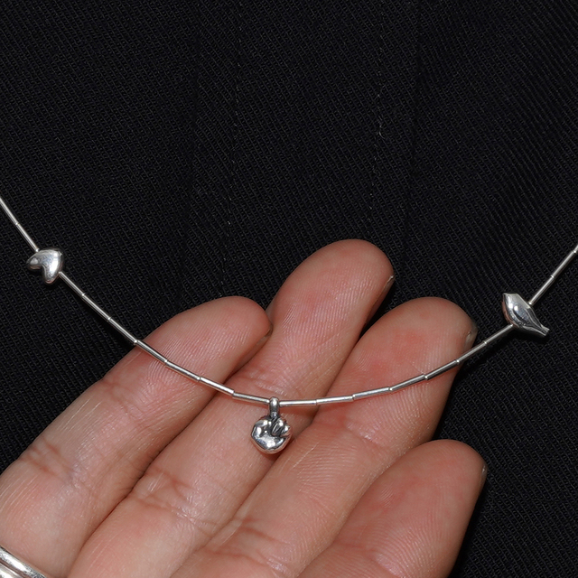 PORTER CLASSIC / ポータークラシック「FETISH NECKLACE / SILVER