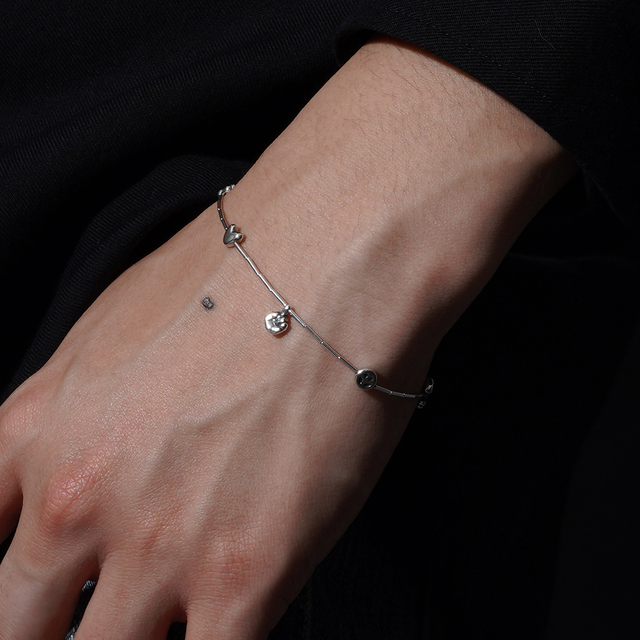 ポータークラシック　リネン　シルバーブレスレット PORTER CLASSIC / ポータークラシック「FETISH BRACELET / SILVER