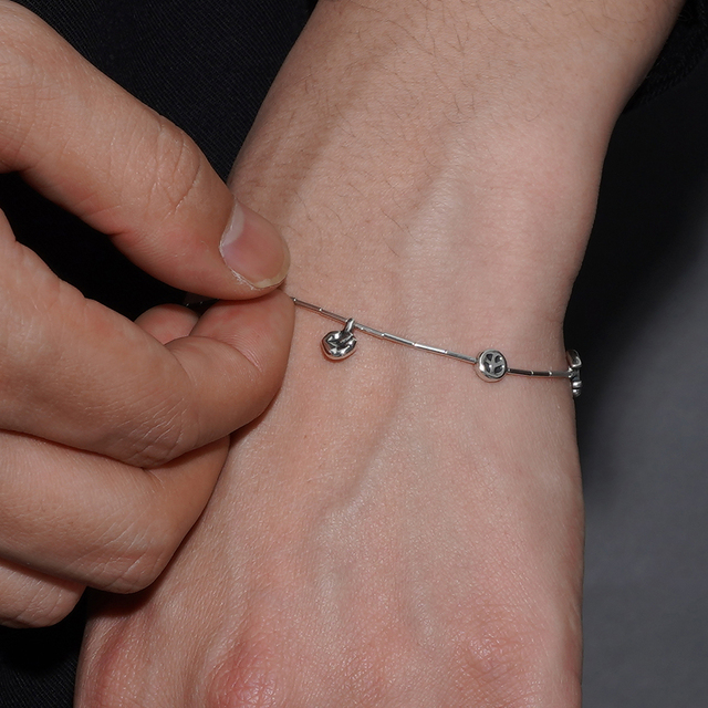 PORTER CLASSIC / ポータークラシック「FETISH BRACELET / SILVER
