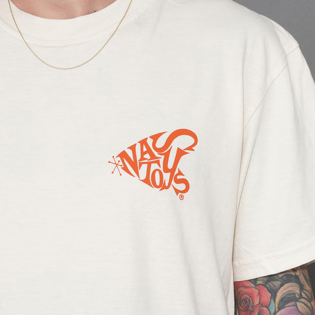 NTTB-260201 /「Mid-Century Logo S/S TEE / WHITE」プリントS/S Tシャツ