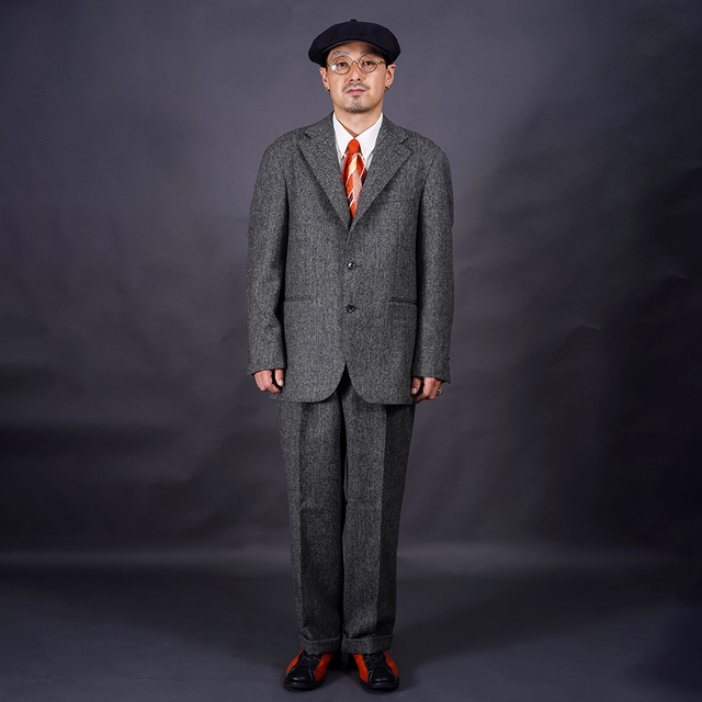 値下げ❗️AMERICAN WANNABE ジャケット　パンツ　セット　Lサイズ LIMITED ITEM】Wisdom Tool×THE AMERICAN WANNABE「SINGLE SUIT Wool