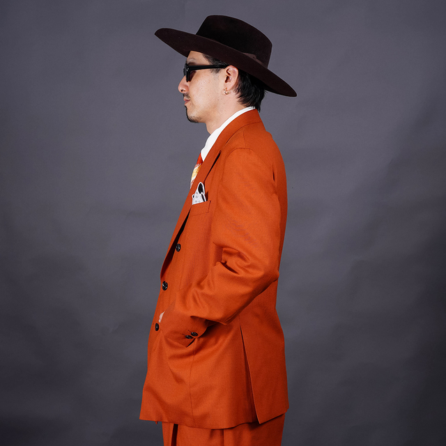 【(訳アリ)新品・タグ付】BIGサイズ　AOWOFS　3ピーススーツ LIMITED ITEM】Wisdom Tool×THE AMERICAN WANNABE「DOUBLE BREASTED
