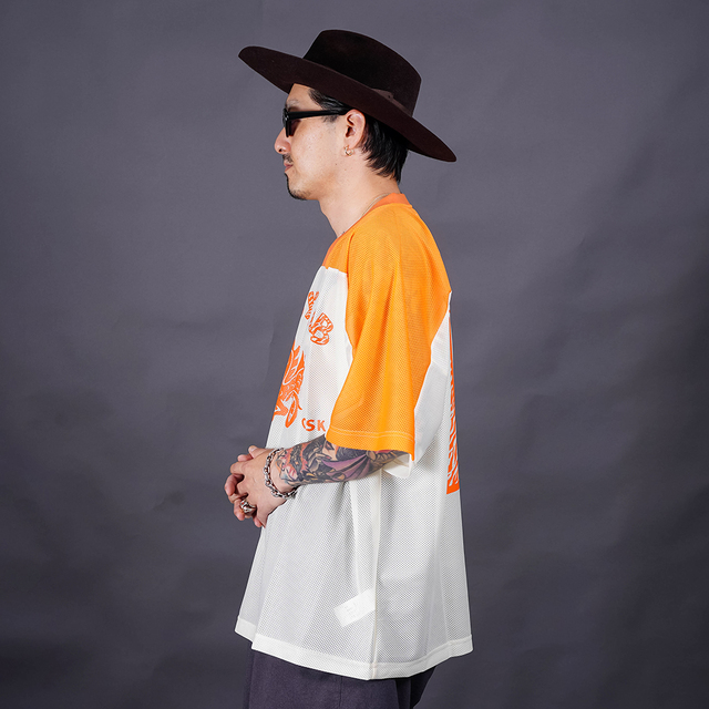LIMITED ITEM】WEIRDO×THE AMERICAN WANNABE「FOOTBALL JERSEY / WHITE