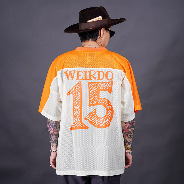 LIMITED ITEM】WEIRDO×THE AMERICAN WANNABE「FOOTBALL JERSEY / WHITE