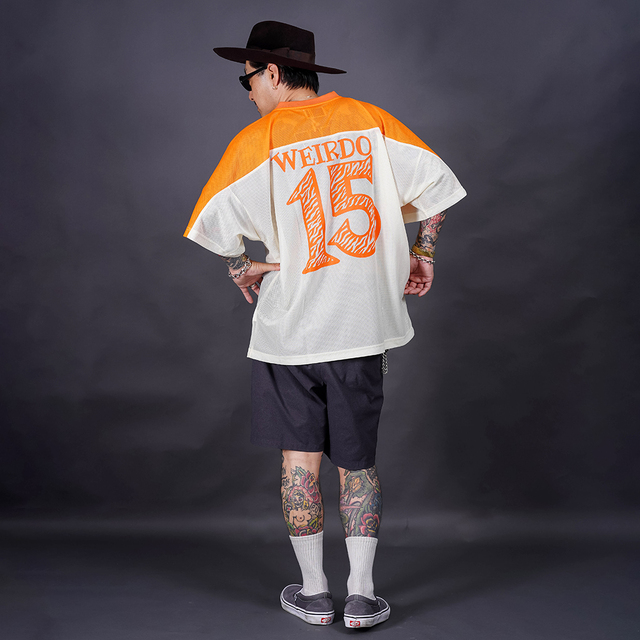 LIMITED ITEM】WEIRDO×THE AMERICAN WANNABE「FOOTBALL JERSEY / WHITE