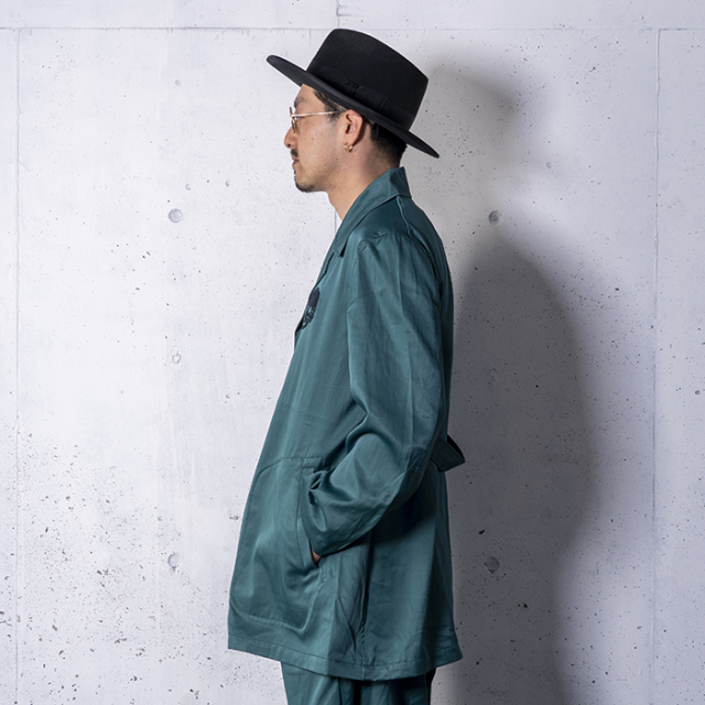 blacksign×アメリカンワナビー アヘンドクタージャケット＆パンツ BSSJ-24401 /「AMERICAN WANNABE EXCLUSIVE AHEN Doctor Jacket