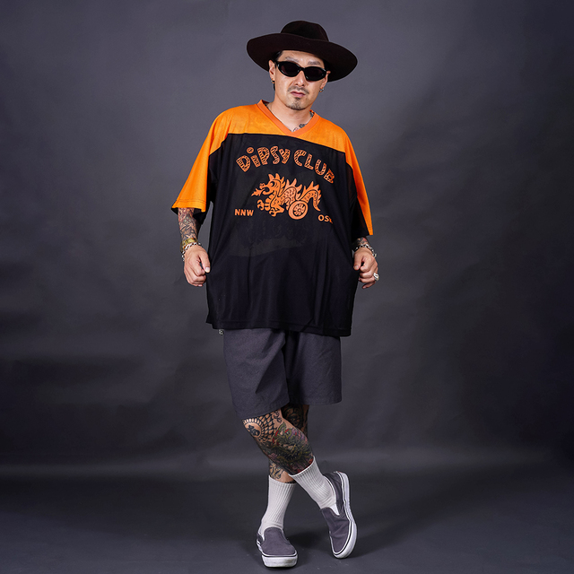 LIMITED ITEM】WEIRDO×THE AMERICAN WANNABE「FOOTBALL JERSEY / BLACK