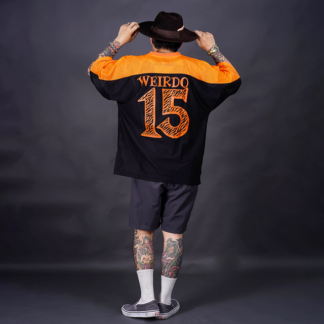 LIMITED ITEM】WEIRDO×THE AMERICAN WANNABE「FOOTBALL JERSEY / BLACK