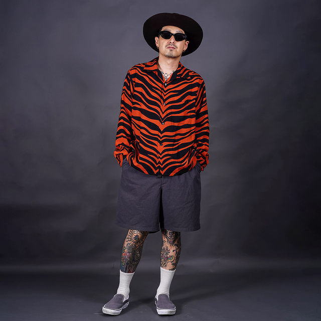 LIMITED ITEM】GANGSTERVILLE×THE AMERICAN WANNABE「TIGER - L/S
