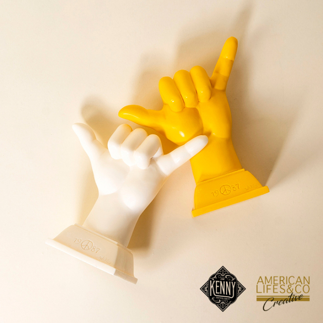 【限定】KENNY × ALC 「Shaka sign Ring Stand Product by MAD SCULPTURES」レジン製リングスタンド