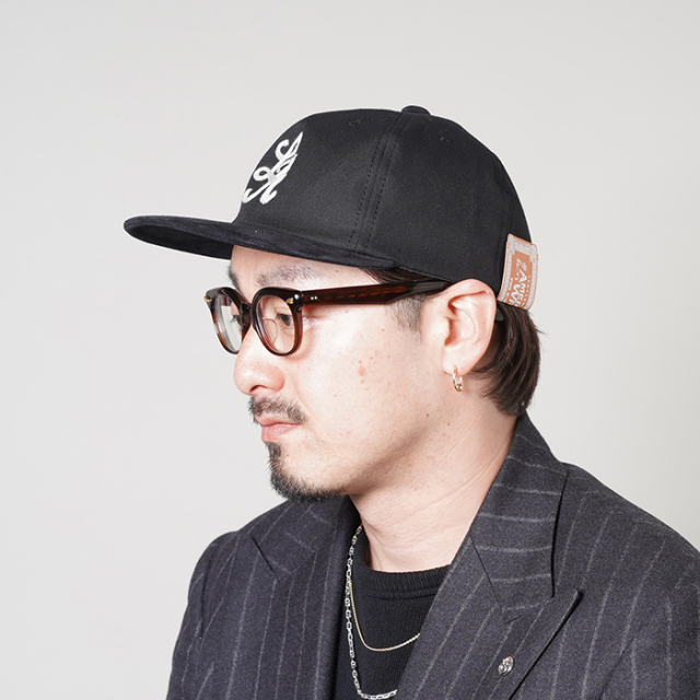 AWB6D904 / 「LA DREAM TWO TONE CAP / BLACK」ツートンキャップ