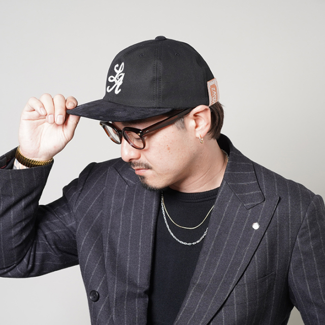AWB6D904 / 「LA DREAM TWO TONE CAP / BLACK」ツートンキャップ AWB6D904 / 「LA DREAM TWO TONE CAP / BLACK」ツートンキャップ