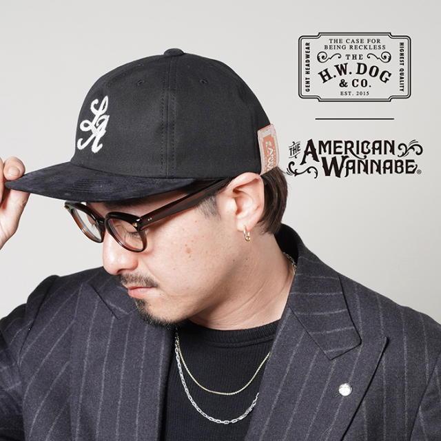 AWB6D904 / 「LA DREAM TWO TONE CAP / BLACK」ツートンキャップ